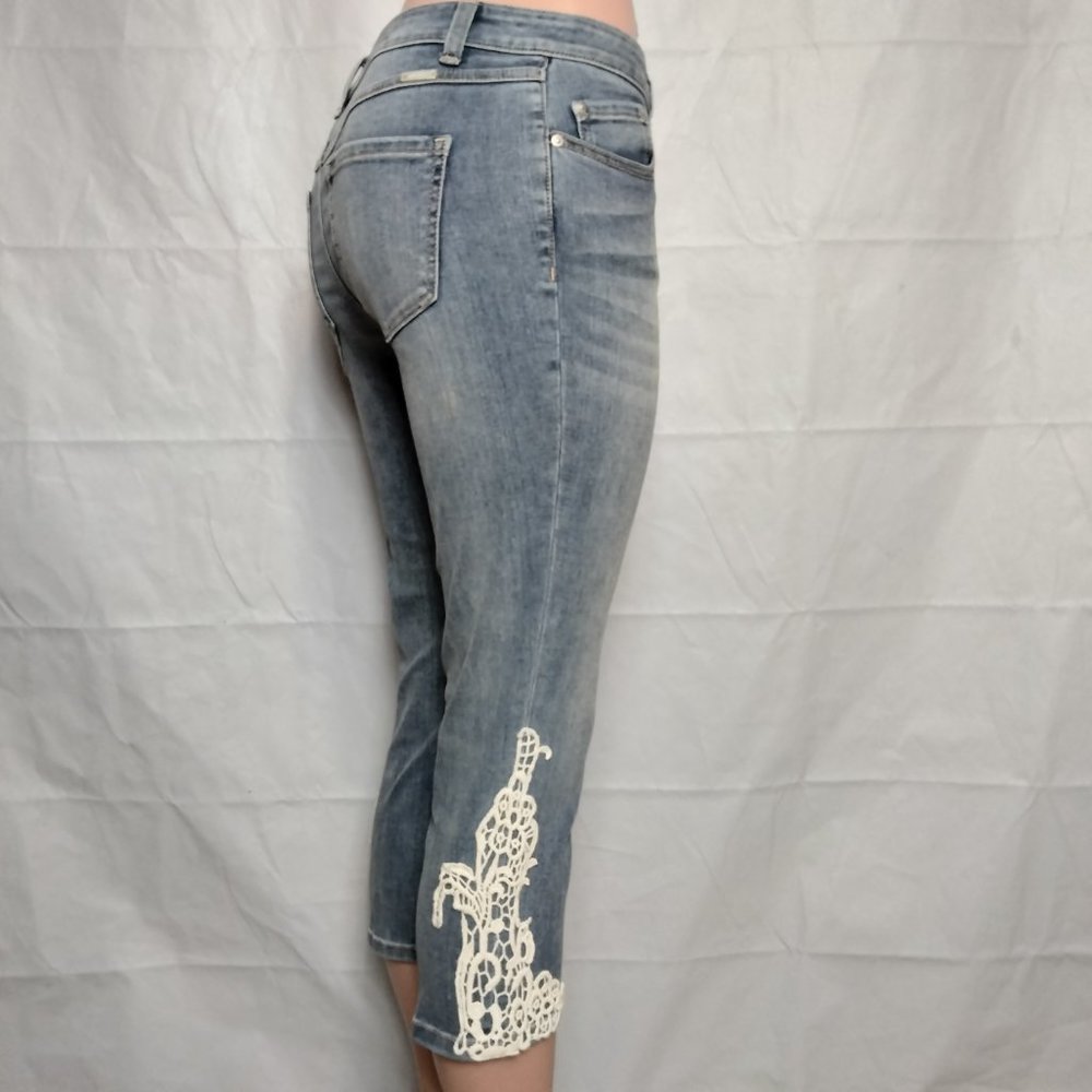 inc Denim Jeans Strait leg regular fit crapi 8P